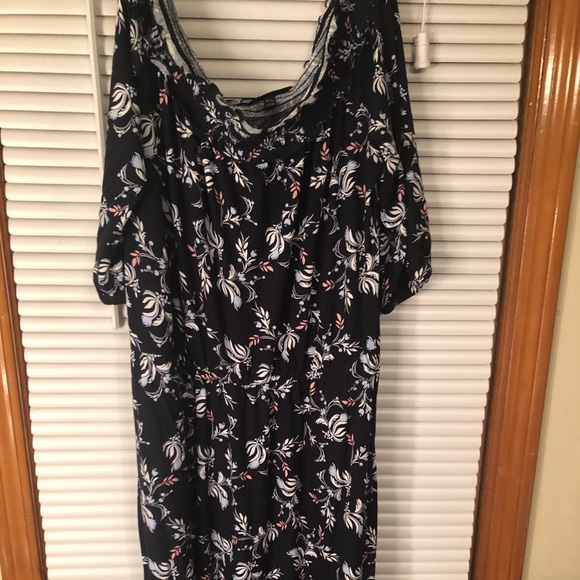 NWT Lane Bryant Off The Shoulder Midi Dress 18/20 - Picture 3 of 4